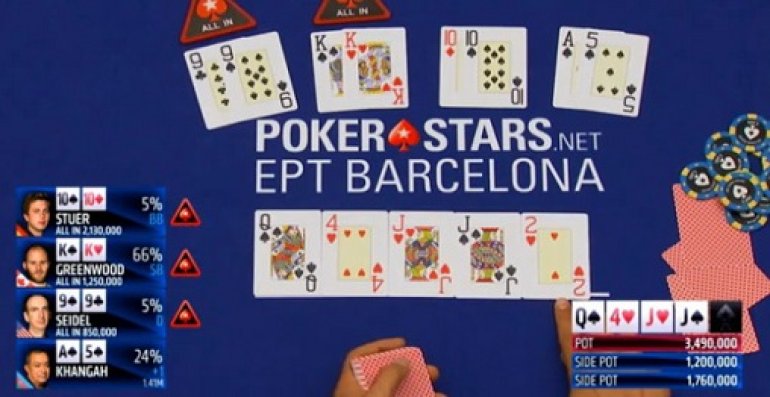 EPT Barcelona €50K Super High Roller 4 all-ins